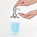 iDesign Alston Plastic Liquid Soap Pump and Lotion Dispenser for Kitchen, Bathroom, Sink, Vanity, 3.5