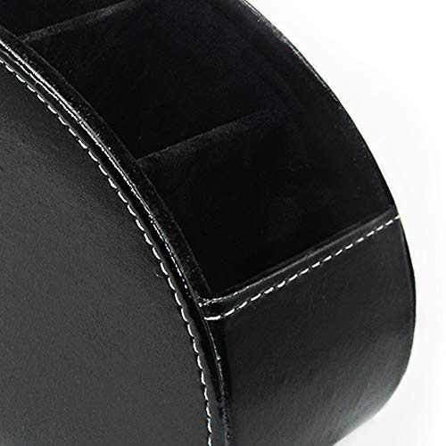 image for Fosinz Remote Control Holder Organizer Leather Spinning Control Storag
