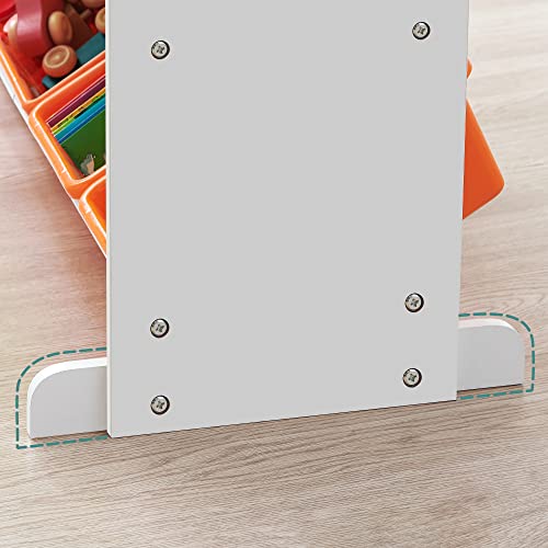 SONGMICS Kid's Large Toy Storage Unit with 16 Removable Bins, for