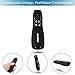 Kylietech Wireless Presenter Remote Control 2.4GHz USB PowerPoint PPT Laser Clicker (Batteries Included)