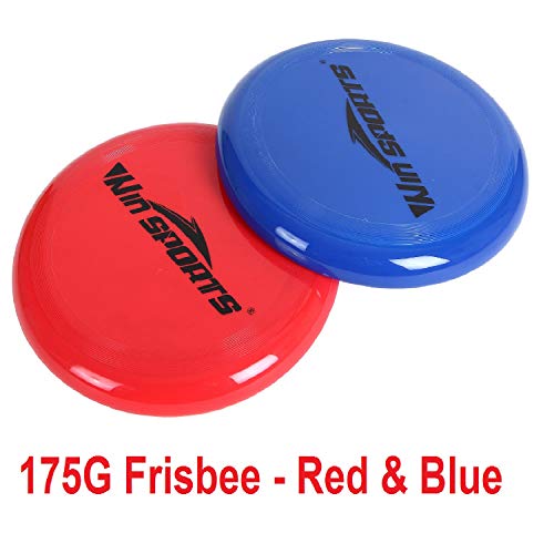 WIn SPORTS Folding Disc Toss Game Set Flying Disc Toss Dunk Game Set Includes 2 Disc Targets