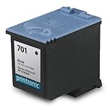 Printronic Remanufactured Ink Cartridge Replacement for HP 701 CC635A (1 Black)