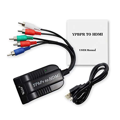 Female YPBPR RGB Component Video Audio to HDMI Converter for PSP HDTV XBOX - Thumbnail 4