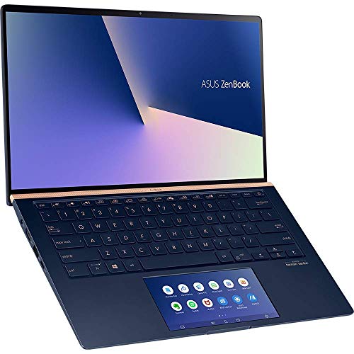 Asus Zenbook Ux434Flc-A5179T / 14" Fhd/Intel i7-10510U / 16Go / Gb Ram / 512Gb SSD/Geforce Mx250 / Windows 10 / Bleue Clavier Allemand Qwerty
