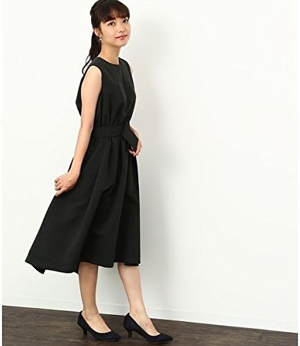 Amazon Co Jp ロペピクニック Rope Picnic イレヘムベルト付きワンピース 01ブラック 38 服 ファッション小物