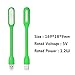 AFUNTA 5 pcs Mini USB LED Light Adjust Angle Portable Flexible Led Lamp with USB for powerbank PC Laptop Notebook Computer Keyboard Outdoor Energy Saving Gift Night Book Reading Lamp