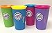 As Seen on TV Wow Cup, Spill-Proof Cup (4 pack 2 Pink 2 Blue)