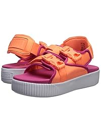 Puma Sandalia de plataforma para mujer, Naranja, 6