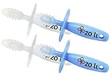 ZoLi Chubby Gummy Gum Massager, Blue/White, 4 Count