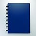 Staples Arc Customizable Durable Poly Notebook System, Navy, 8.5