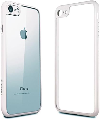 iPhone 7 Case, DMENG Clear Case Shock Protective Cover Elegant Flexible Ultra Slim Design TPU Bumper Transparent Lightweight With Cleaning Accessories Harmonies Well With iPhone 7 4.7 Inch (White)
