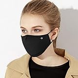 Washable Reusable Mouth Mask Cotton Anti Dust Half Face Mouth Mask for Men Women Dustproof With Adjustable Ear Loops