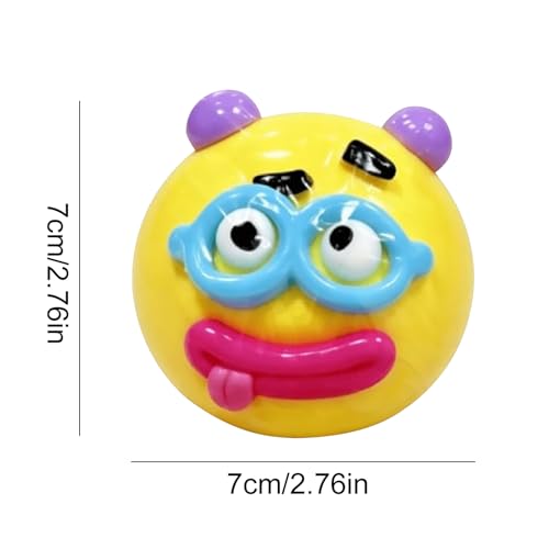 Smushers Squishies Slow Rising Stress Ball Non- Cute Slow Rise Relaxing Sensory Fidget for Ages 3+ Squeeze Sensory Ball Fun Desk Accessory for Adults (5pcs)
