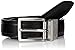 Dockers Boys' Reversible Dress and Casual Belts, Brown/Black Dressy, Small