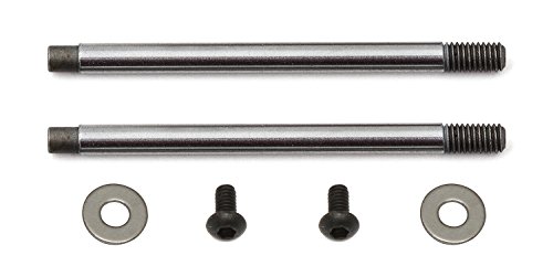 Team Associated 91618 Factory 3x23 Shock Shafts (2) V2 Chrome Hobby RC Vehicle Parts
