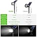 InnoGear Solar Lights Outdoor Lighting Waterproof Landscape Spotlights Uplighting for Outside Flag Garden Trees Yard Pathway Wall Auto On/Off, Pack of 2 (Daylight White)