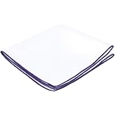 Flairs New York Gentleman's Essentials Weekend Casual White Pocket Square