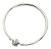 Pandora Unique Snowflake Clasp Ltd Edition Bangle Clear CZ USB796619/7.5 in
