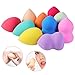 10pack Makeup Sponge - Beauty Foundation Blending Sponge, You Can Use Damp or Dry for a Smooth Finished Look, Multi-colored Makeup Sponges
