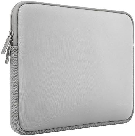 Laptop Sleeve - JOKHANG 13 13.3 Inch Notebook Computer Sleeve Case Neoprene Water resistant Briefcase Carrying Bag for Macbook or More - Grey