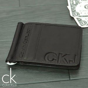 Amazon カルバンクライン Calvin Klein メンズ マネークリップ ブラウン革レザー ダウン M 567 Calvin Klein 財布