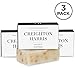 Creighton Harris Men’s Bar Soap | Refreshing & Moisturizing Body Soap | Mild & Masculine Daily Cleanser (3 Pack - Peppermint)