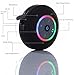 Waterproof Portable Shower Bluetooth 4.0 Speakers Subwoofer by Exkokoro(TM), Colorful LED Effect, Strong Adhesion, Hands-Free Calls for Smartphone All Bluetooth Device(Black)