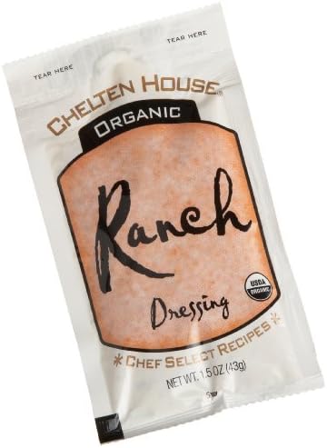 Chelten House Organic Ranch Dressing, 1.5-Ounce Single Serve Pouches (Pack of 60)