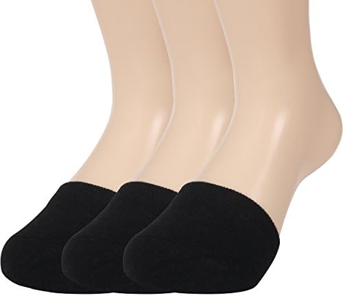 Triplewood Pair Women's Toe Topper Socks Cotton Toe Cover No Show Half Socks for High Heel