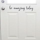 Motivational Art Decal/Be Amazing Wall Text Decoration Vinyl Sticker- Black