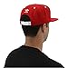 adidas Originals Men's Trefoil Chain Flatbrim Snapback Cap, Scarlet/ White, One Size