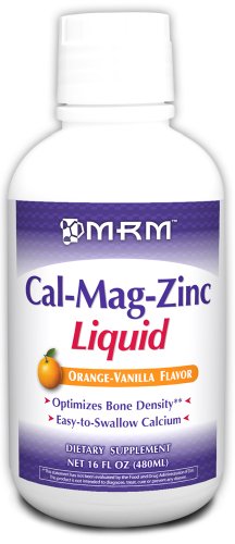Mrm cal-mag-zinc liquid, orange-vanilla, 16oz.