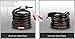 Blusmart Bike Lock Cable, 6-Feet Bike Cable Basic Self Coiling Resettable Combination Cable Bike Locks with Complimentary Mounting Bracket, 6 Feet x 1/2 Inch,1.4Lb