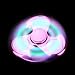 Newest Spinner Fidget LED Light UP Glow, Tri-Spinner Hand Spinner Fidget, Hybird Bearing, New Style Novelty Toy, Kids Adult Focus Desk Toy (Hot Pink)