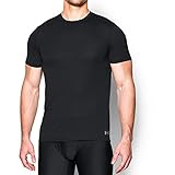 Under Armour Men's Core Crew Undershirt, Black/Steel, Large