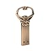 CHUYI Vintage Metal Love Knot Key Shape 32GB USB 2.0 Flash Drive Pen Drive Memory Stick USB Stick Cute Thumb Drive Gift