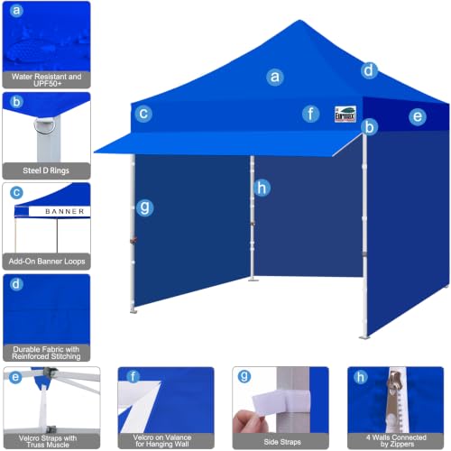 Eurmax USA 10x10 Pop Up Canopy Gazebo Review: Instant Shelter with Awning & Walls image 22