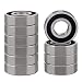 XiKe 10 Pcs 6204-2RS Double Rubber Seal Bearings 20x47x14mm, Pre-Lubricated and Stable Performance and Cost Effective, Deep Groove Ball Bearings. primary