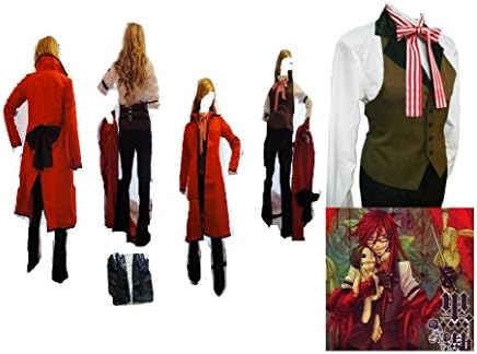 Mister Bear Black Butler Cosplay Costume Grell Sutcliff Kuroshitsuj