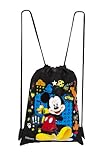 Disney Mickey Black Drawstring Bag
