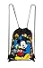 Disney Mickey Black Drawstring Bag