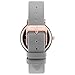 WRISTOLOGY Olivia Womens Watch Dots Rose Gold Boyfriend Ladies Grey Leather Strap Band OC045