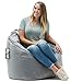 Big Joe Milano Bean Bag Chair, Gray Plush - 32