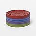 OXO Good Grips Coasters, Red, Purple, Green and Blue, Set of 8