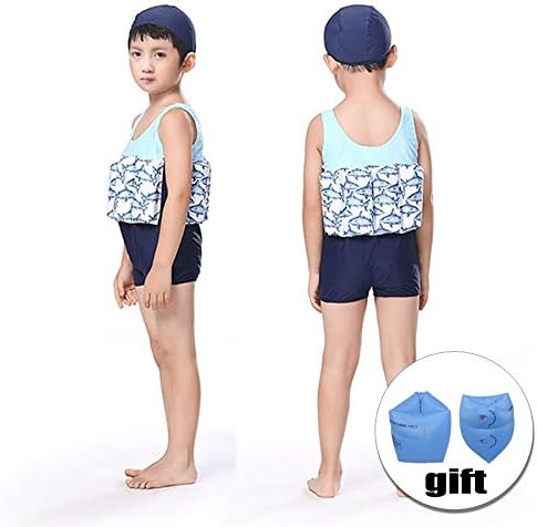 FORNY Kids Swim Vest Life Jacket Floatation Swimsuits One-Piece Buoyancy Swimwear