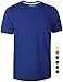 Fastorm Athletic T Shirt - Tagless Moisture Wick Sports Tee Shirts Mens Tech Tee Dark Blue XL