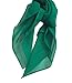 TC 50s Shop Vintage Style Sheer Chiffon Neck Purse Costume Scarf - Forest green