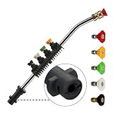 M MINGLE Pressure Washer Wand Extension with Adapter, Replacement Lance, Only Compatible Karcher K2, K3, K4, K5, K6, K7, 15 Inch