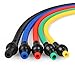 WENFENG Resistance Bands - Set of 5 Exercise Loop Bands for Leg and Glute Activation, Strength, Resistance, and Mobility Training