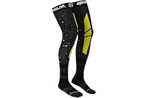 MENDLOR Motorcycle Riding Socks Motocross Dirt Bike Men Women Adult Mx Knee Brace Socks